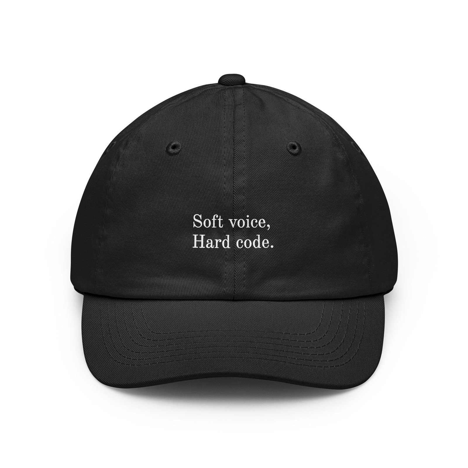 Soft voice, Hard code.