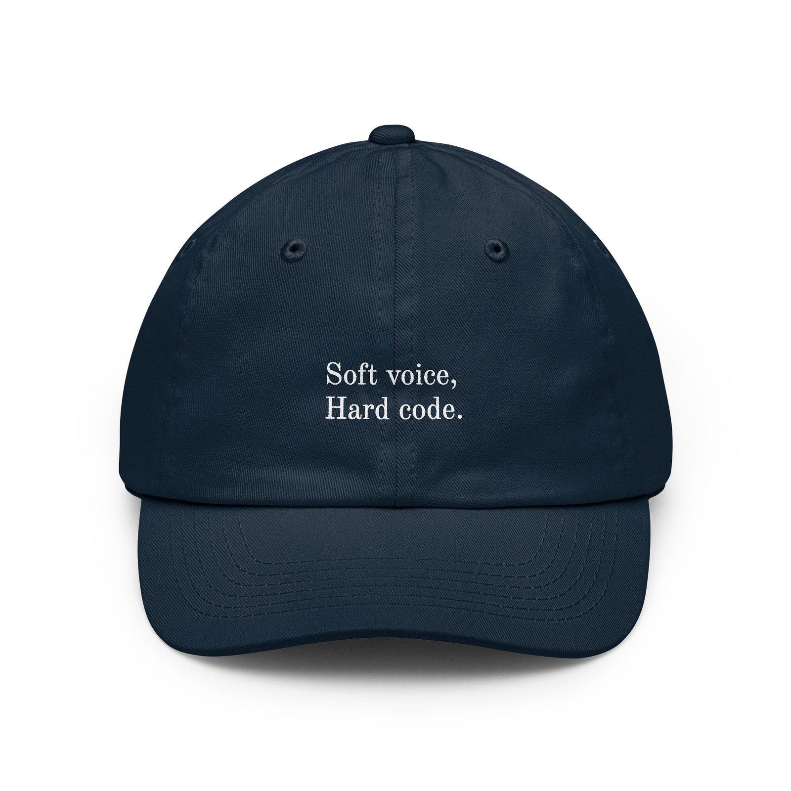 Soft voice, Hard code.