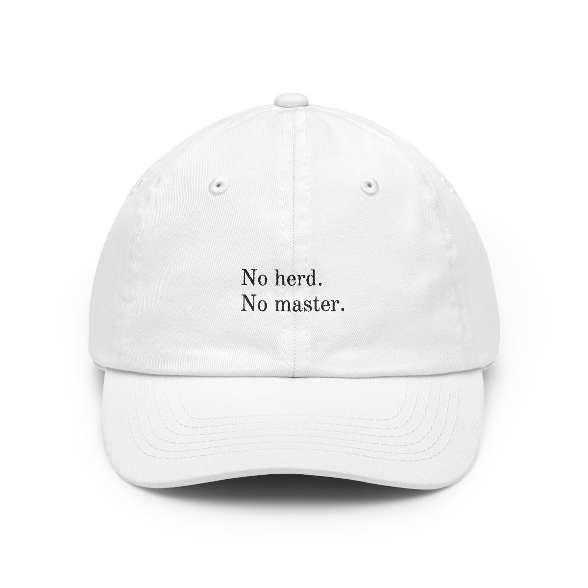 No herd. No master.