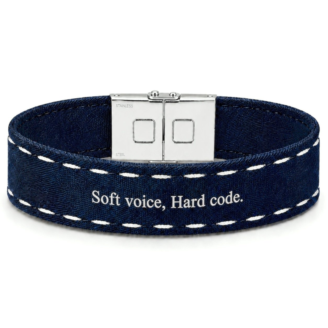 Soft voice, Hard code.