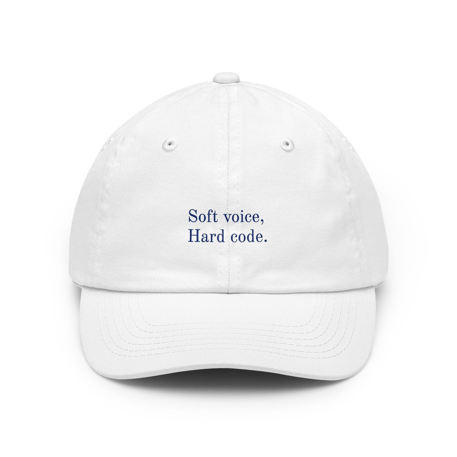 Soft voice, Hard code.