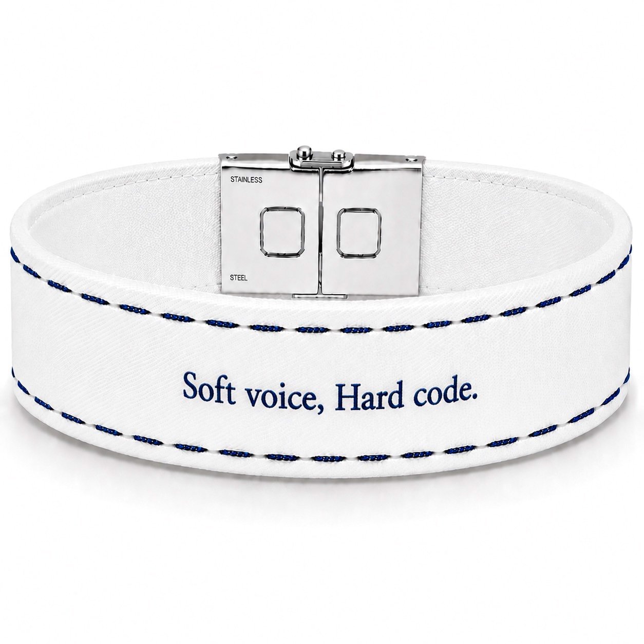 Soft voice, Hard code.