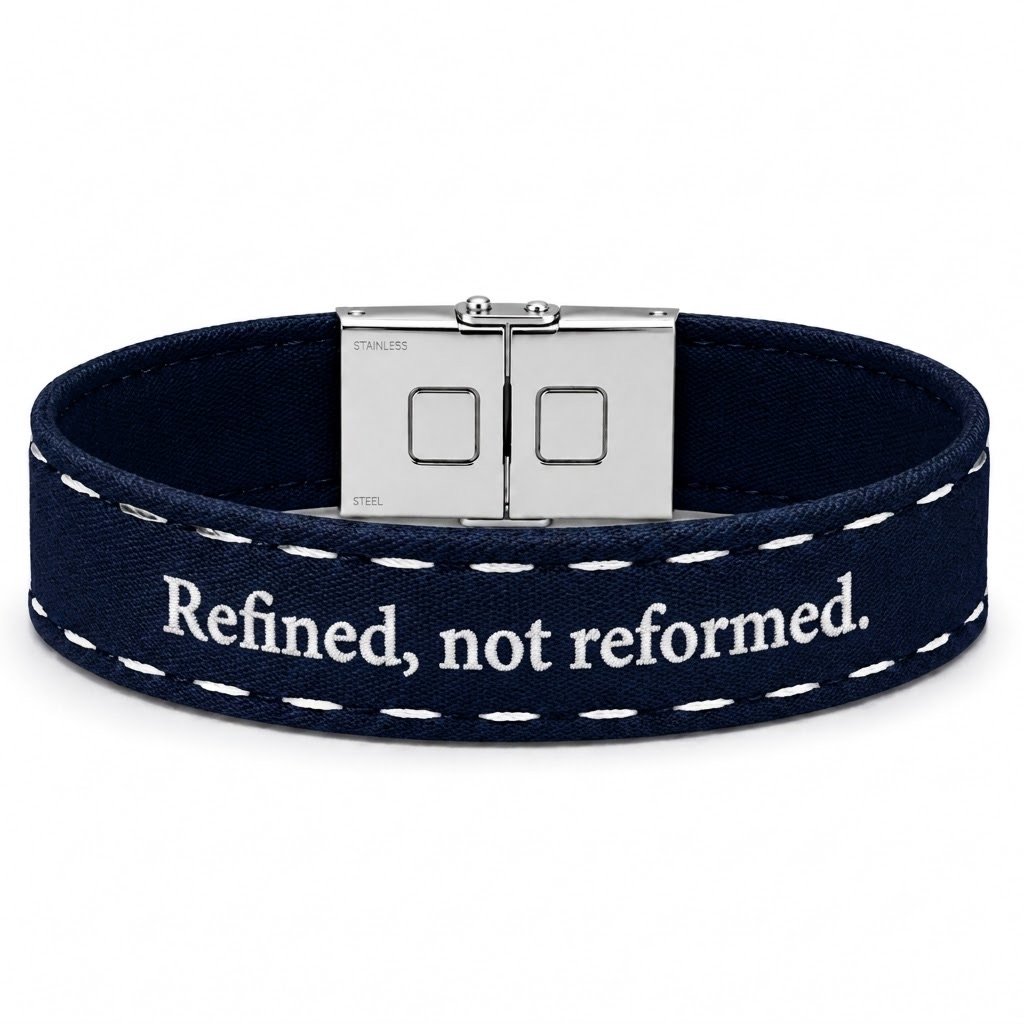 Refined, not reformed.